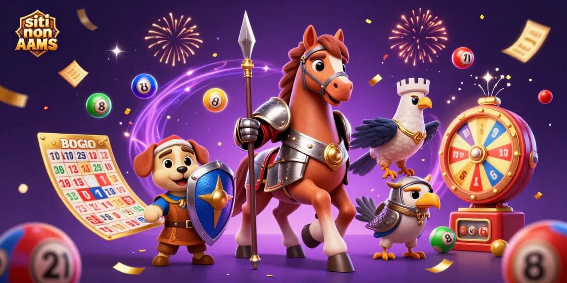 Gioca nei siti non AAMS con un cavaliere medievale e un drago in un'illustrazione vivace di casinò