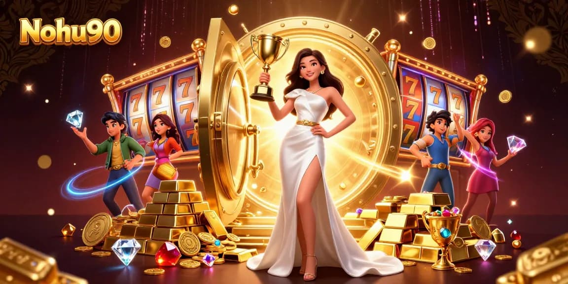 Nohu90 enhances the jackpot experience with vibrant slot games, gold treasures, and exciting wins.