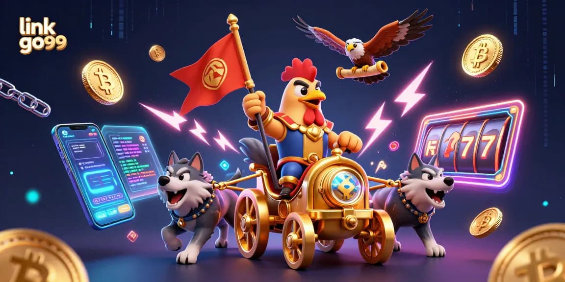 Unleash winnings with link go99 on a vibrant casino-themed adventure showcasing digital elements.