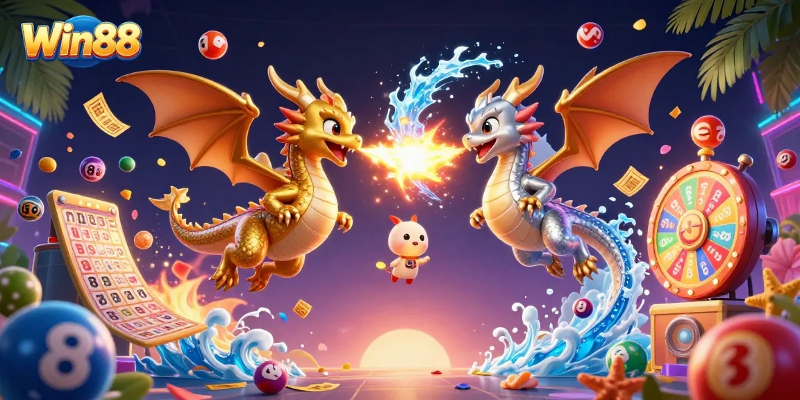 Engage with Win88's exciting gaming evolution featuring dynamic lottery games and festive elements.