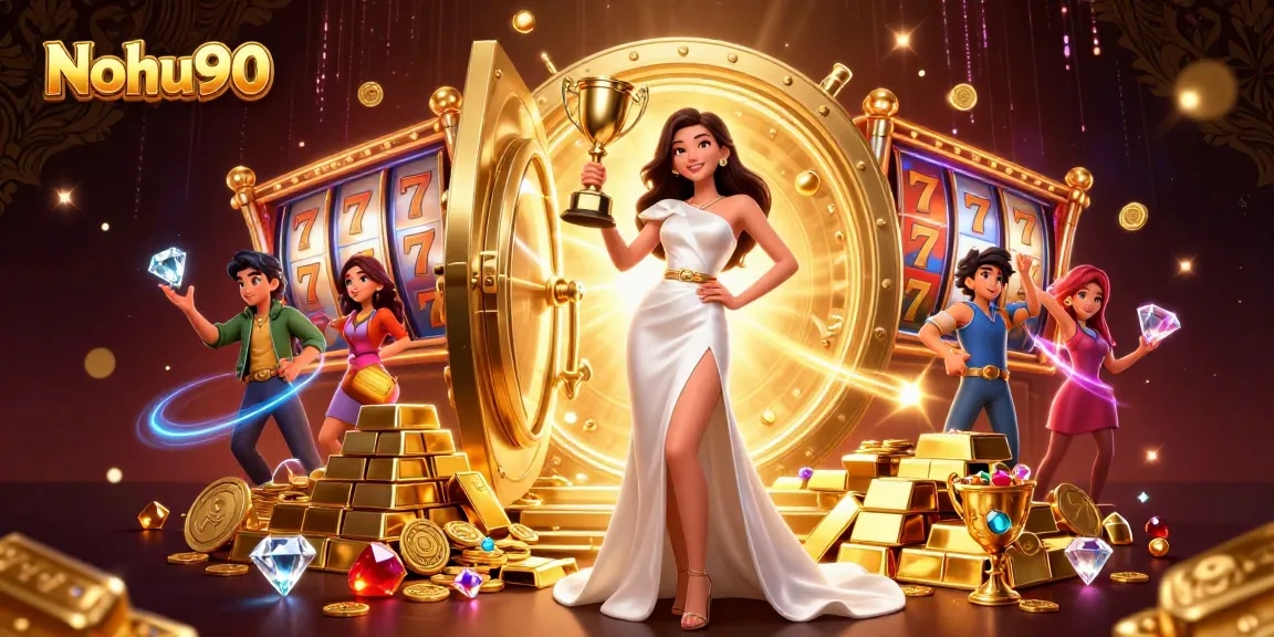 Nohu90 enhances the jackpot experience with vibrant slot games, gold treasures, and exciting wins.
