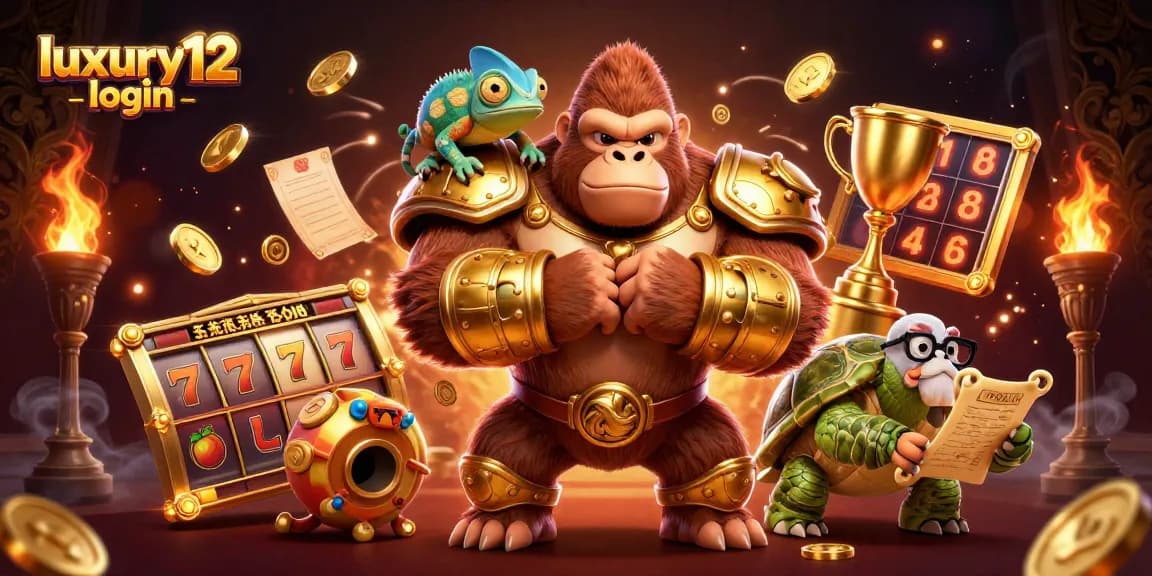 Experience the thrill of luxury12 login with vibrant slot games and unique characters in an engaging 3D scene.
