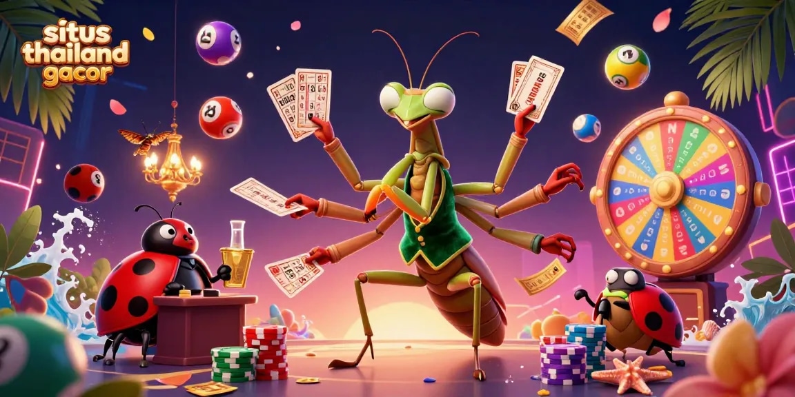 Experience the excitement of situs thailand gacor with vibrant lottery elements and a dynamic casino scene.