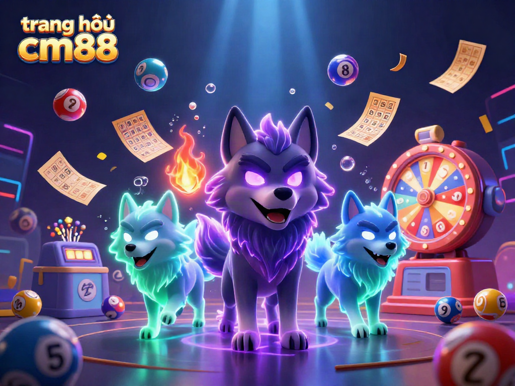 Engage with the excitement of gaming on trang chủ cm88, featuring lottery elements and vibrant characters.