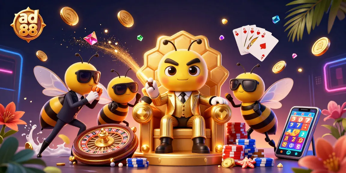 Join the excitement of ad 88 with a buzzing 3D bee mob boss and dazzling casino gameplay!