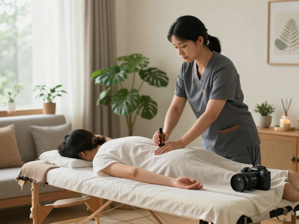 Experience serene 성북구출장마사지 in a tranquil home setting with professional care.