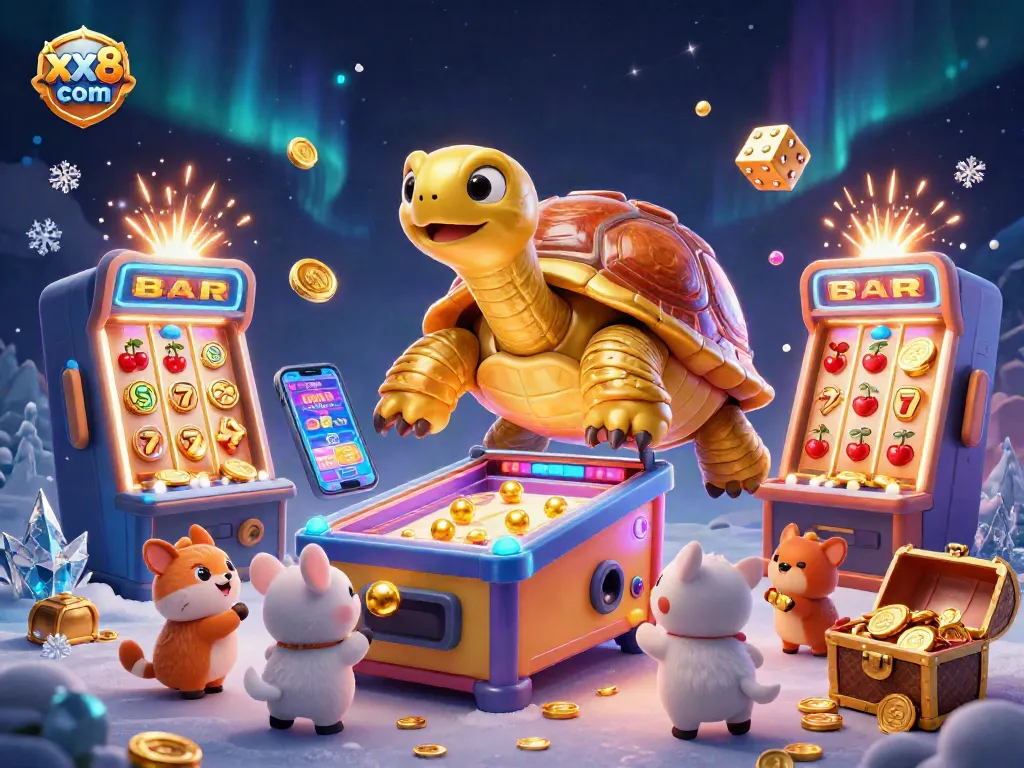 Engaging scene showcasing playful characters and exciting components of xx8 com casino games.