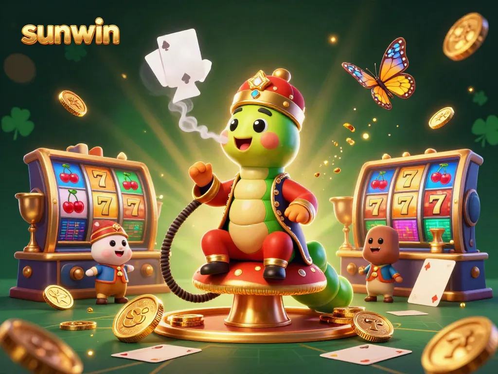 Engage with sunwin's immersive gambling experience featuring a vibrant casino scene.
