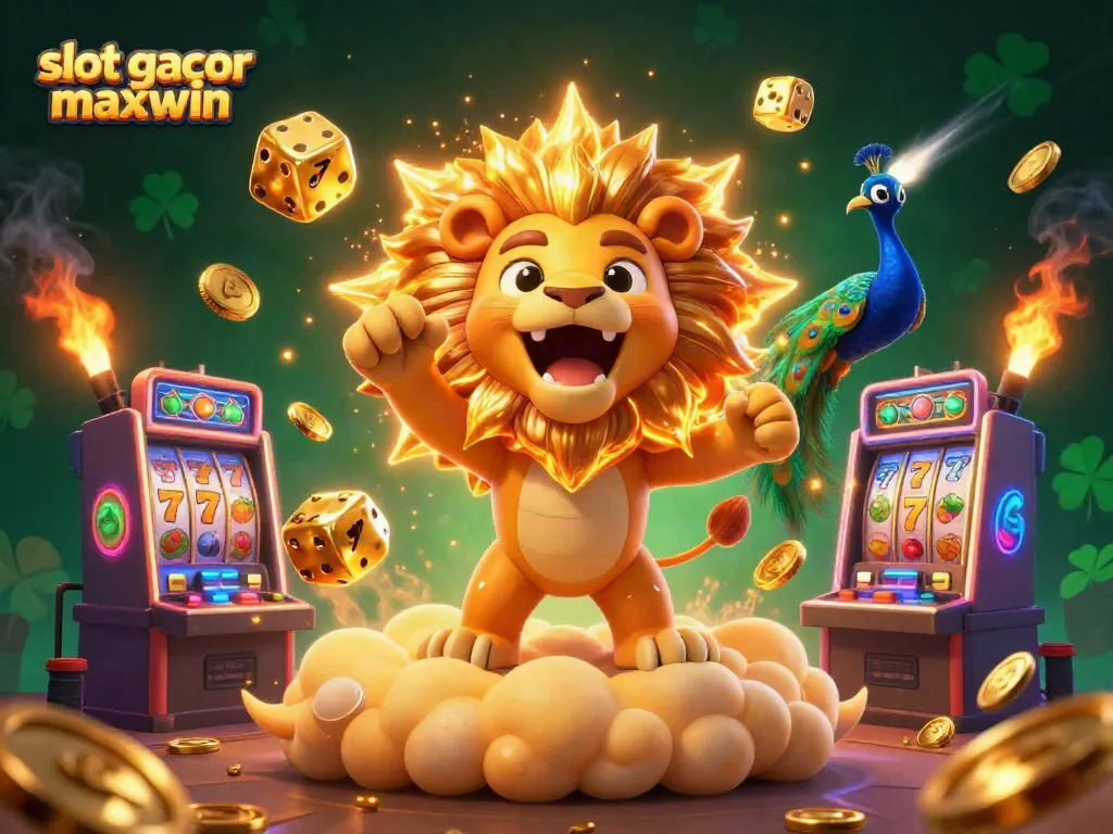 Experience thrilling action in slot gacor maxwin with vibrant 3D characters and colorful casino elements.