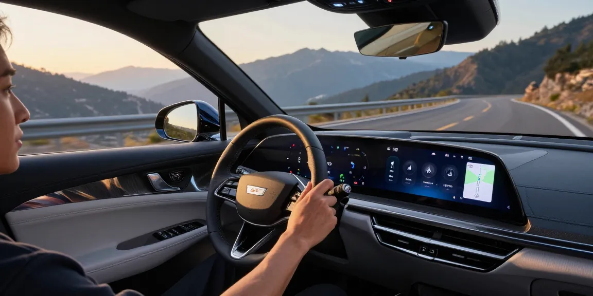 Explore how do the driving modes in Cadillac Lyriq offer different ranges or battery usages through its advanced dashboard and modes.