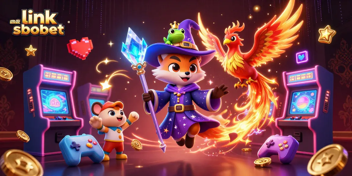 Engage in thrilling betting with link alternatif sbobet amidst vibrant 3D digital art.