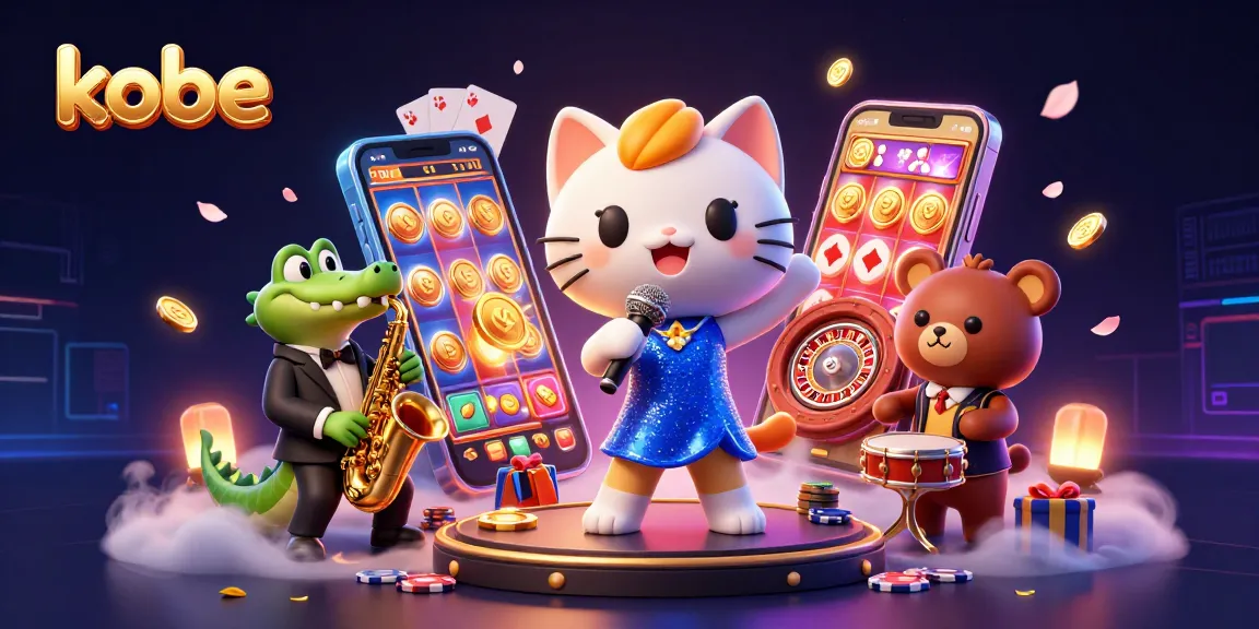 Experience the thrill of kobe casino with vibrant characters and dynamic game elements.