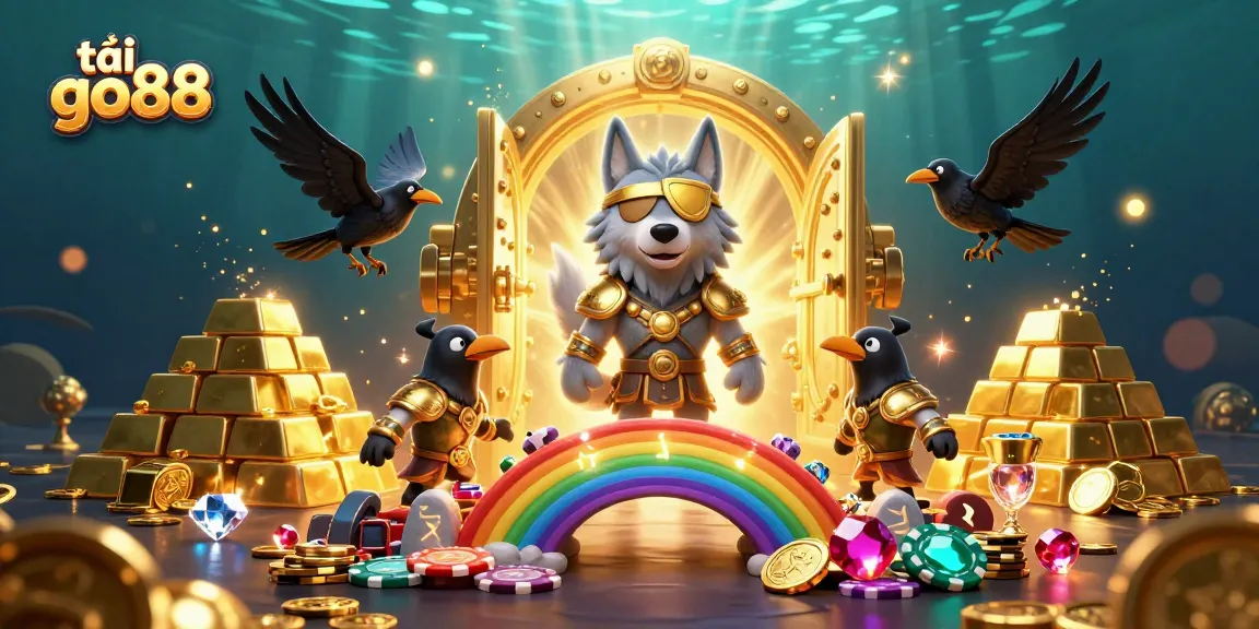 Experience excitement in tải go88 with dynamic casino-themed Norse characters and treasures!