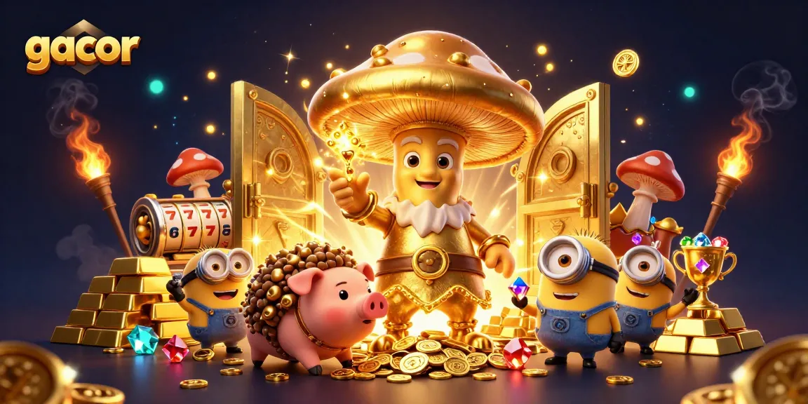 Engage with gacor slots through magical golden themes and rich gaming elements.