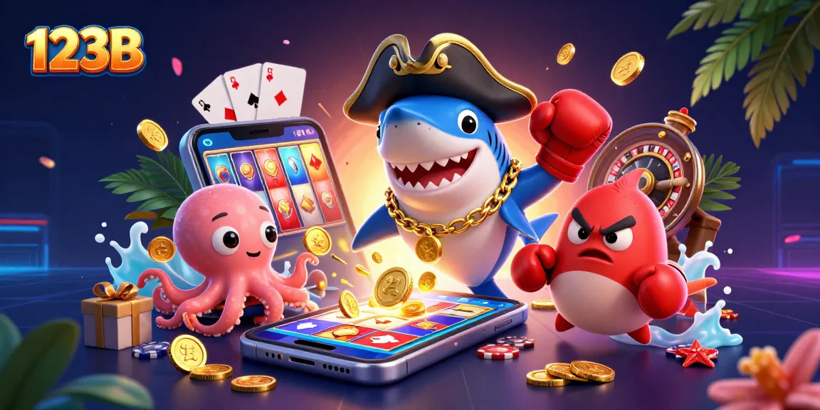 Play thrilling games at 123B with our pirate friends as they discover riches in this dynamic casino world.