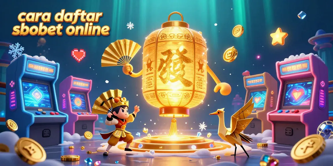 Engage with cara daftar sbobet online through an immersive casino experience featuring golden spirits and game elements.